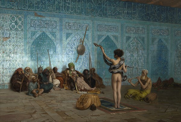 Snake Charmer, c1879. Creator: Jean-Leon Gerome.