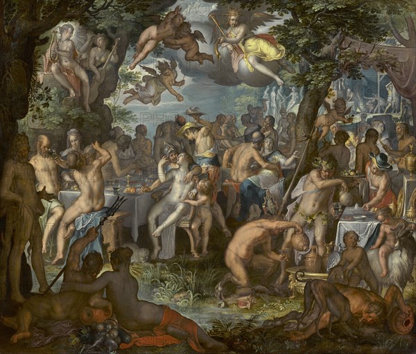 The Wedding Of Peleus And Thetis, 1612. Creator: Joachim Anthonisz Wtewael.