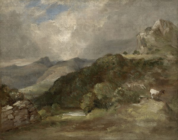 Bow Fell, Cumberland, 1807. Creator: John Constable.