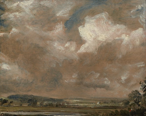 Harnham Ridge, Salisbury, c1829. Creator: John Constable.