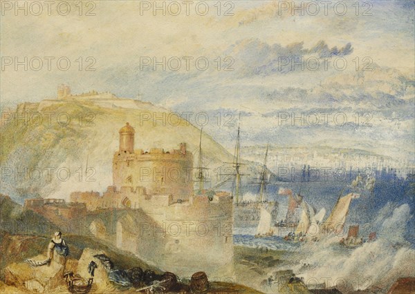 Falmouth Harbor, c1825. Creator: JMW Turner.