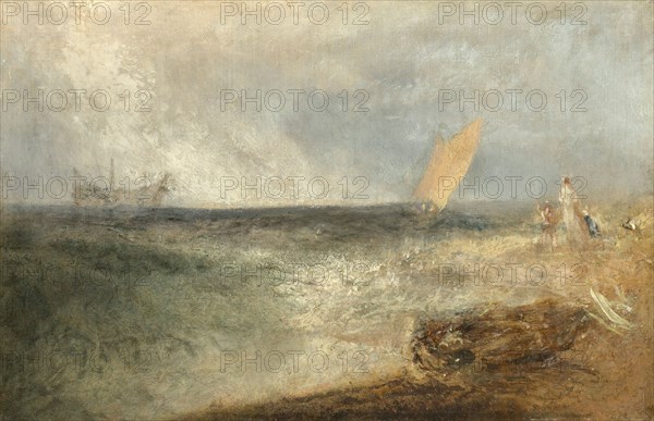 View Off Margate, Evening, c1840. Creator: JMW Turner.