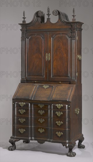 Desk And Bookcase, c1770. Creator: Unknown.