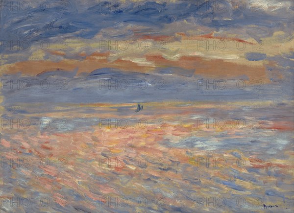 Sunset, 1879 OR 1881. Creator: Pierre-Auguste Renoir.