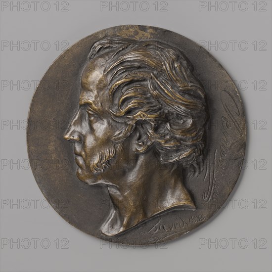 Etienne Pivert De Senancour, 1833. Creators: Pierre-Jean David d'Angers, Etienne Pivert de Senancour.