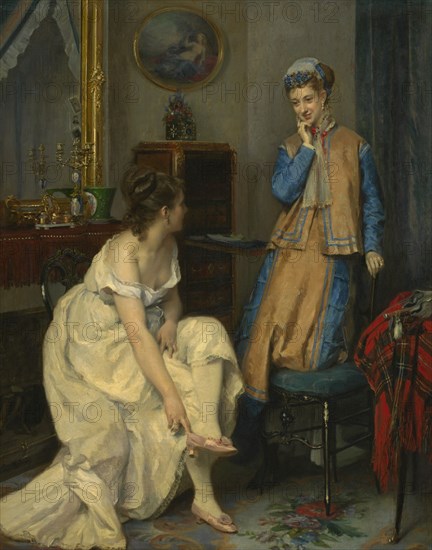 Confidences, c1870. Creator: Raimundo de Madrazo y Garreta.