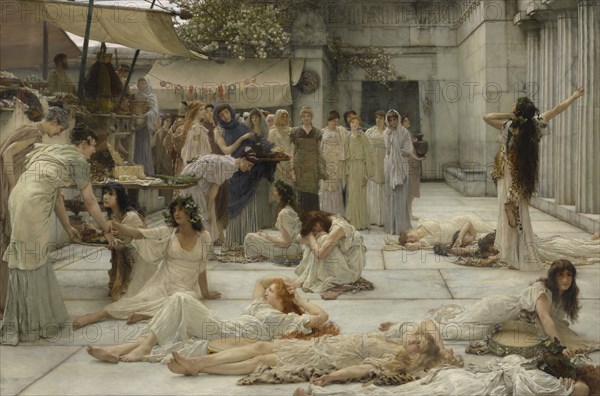 The Women Of Amphissa, 1887. Creator: Sir Lawrence Alma-Tadema.