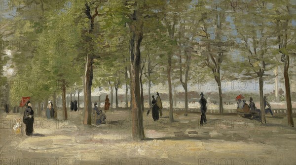 Terrace In The Luxembourg Gardens, 1886. Creator: Vincent van Gogh.