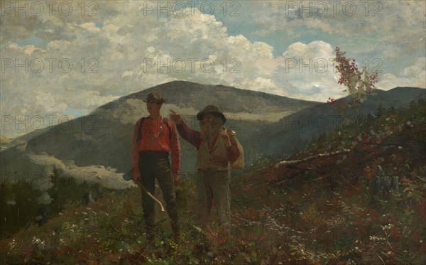 Two Guides, 1877. Creator: Winslow Homer.