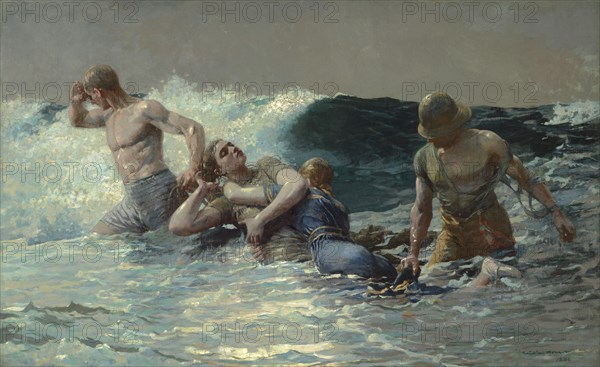 Undertow, 1886. Creator: Winslow Homer.