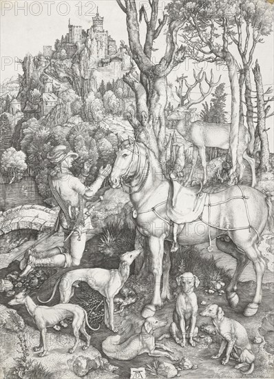 St. Eustace, c.1501. Creator: Albrecht Durer.