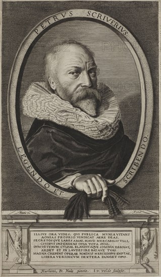Portrait of Petrus Scriverius, 1626. Creator: Jan van de Velde II.