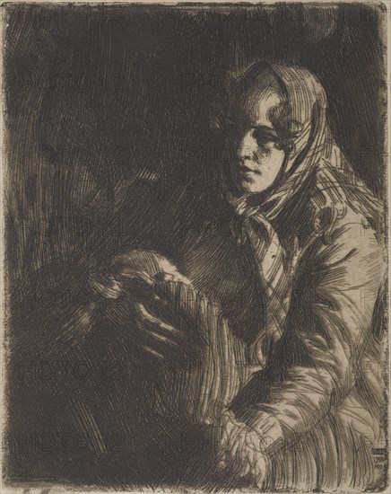 Madonna, 1900. Creator: Anders Leonard Zorn.