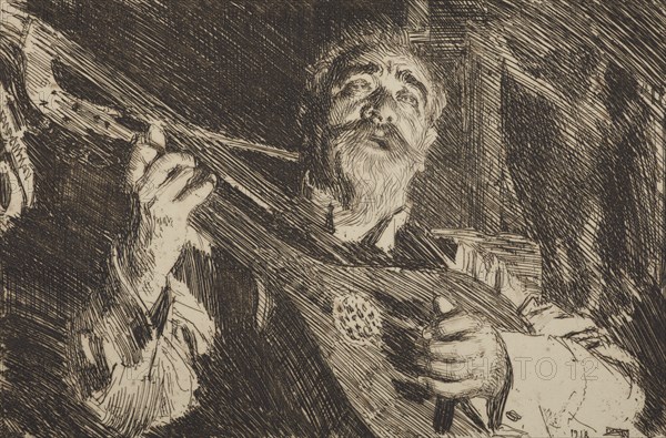 Vicke, 1918. Creator: Anders Leonard Zorn.