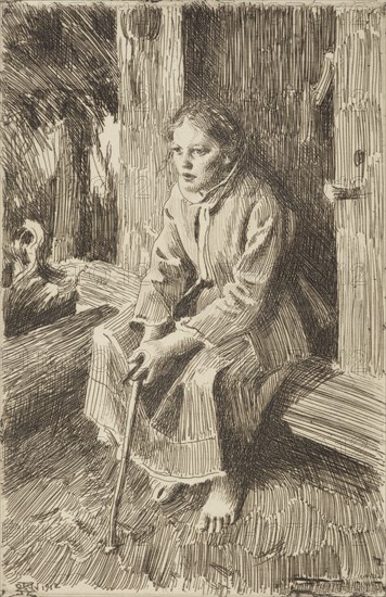 Valkulla, 1912. Creator: Anders Leonard Zorn.