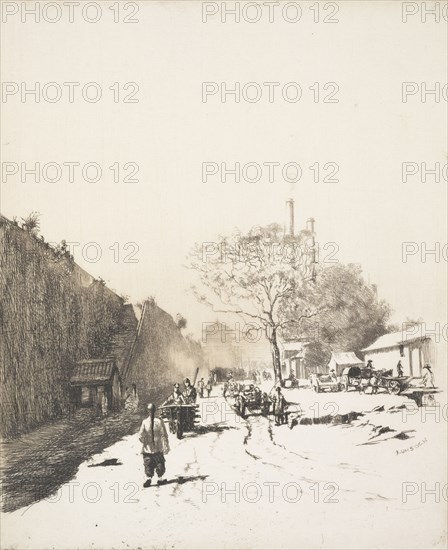 Peking City Wall. From: Far Eastern plates, 1911. Creator: Ernest Stephen Lumsden.