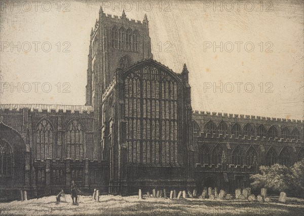 St. Mary's, Nottingham, 1928. Creator: Frederick Landseer Maur Griggs.