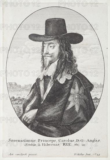 Charles I, 1649. Creator: Wenceslaus Hollar.