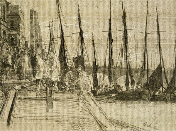 Billingsgate, 1859. Creator: James Abbott McNeill Whistler.