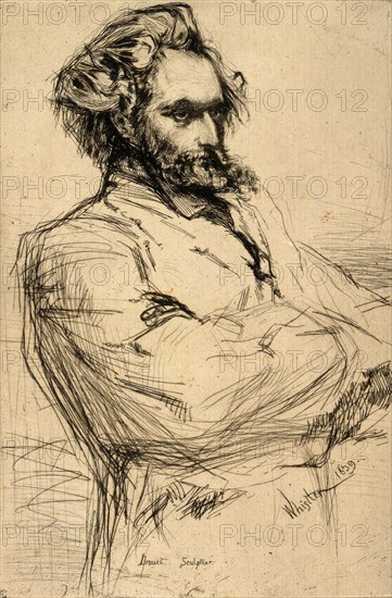 Drouet, 1859. Creator: James Abbott McNeill Whistler.