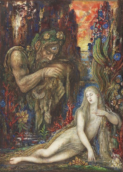 Galatea, 1896. Creator: Gustave Moreau.