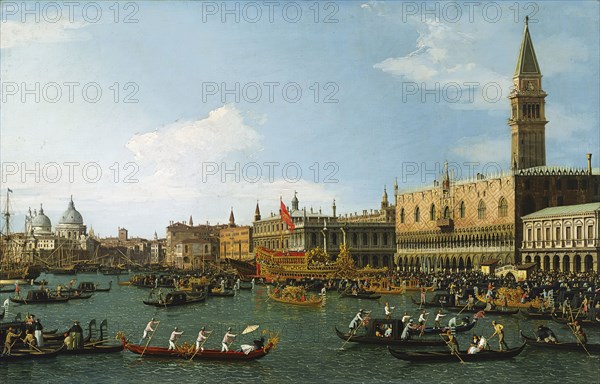 The Bucintoro, 1745. Creator: Canaletto.