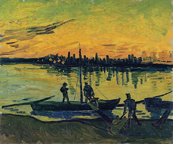 The Stevedores in Arles, 1888. Creator: Vincent van Gogh.