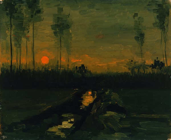 Evening Landscape, 1885. Creator: Vincent van Gogh.