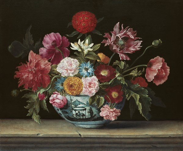 Chinese Bowl with Flowers, 1640. Creator: Jacques Linard.