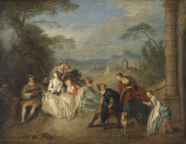 Concert Champetre, 1734. Creator: Jean-Baptiste Pater.