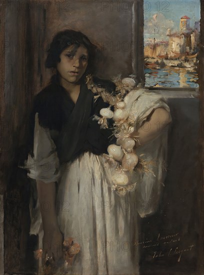 Venetian Onion Seller, 1880. Creator: John Singer Sargent.