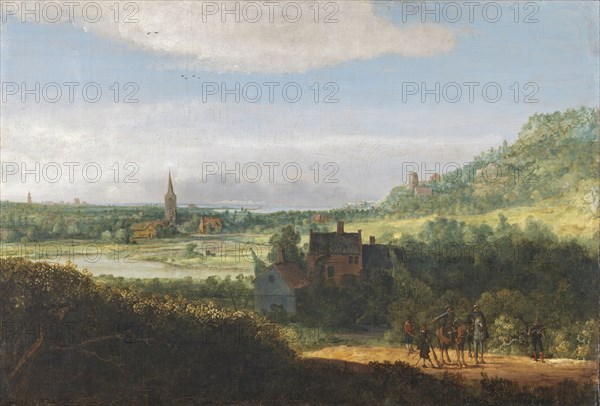 Landscape with Armed Men, unknown date. Creator: Hercules Seghers.