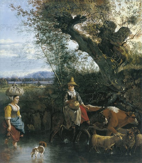 The Ford, 1672. Creator: Jan Siberechts.