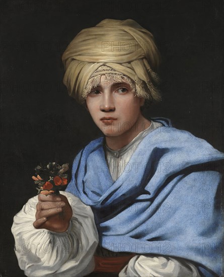 Boy in a Turban holding a Nosegay, 1658. Creator: Michiel Sweerts.