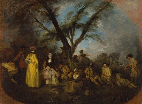 The Rest, 1709. Creator: Jean-Antoine Watteau.