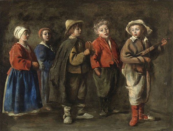 The Young Musicians, 1640. Creator: Antoine Le Nain.