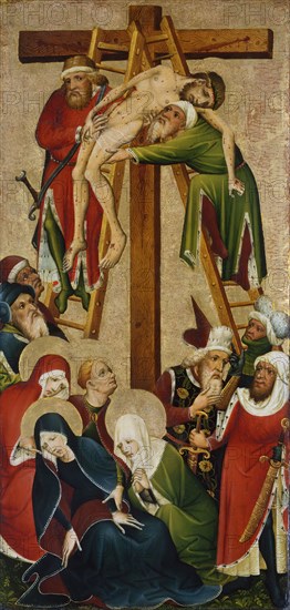 The Descent from the Cross (recto), 1420. Creator: Anon.