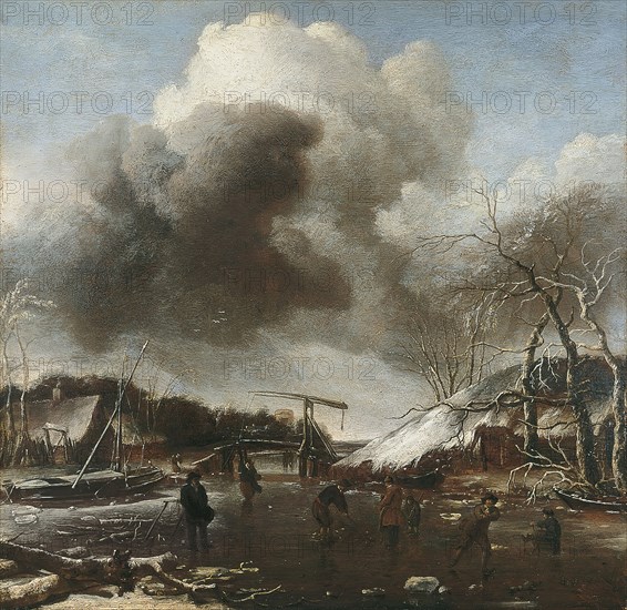 Winter Landscape, unknown date. Creator: Jan van de Cappelle.