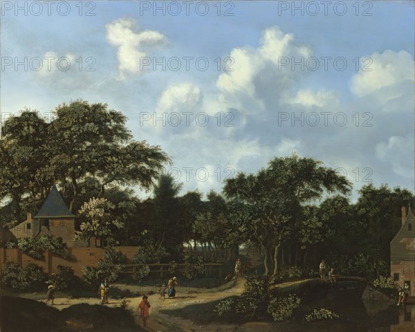 Crossroad in a Wood, unknown date. Creator: Jan van der Heyden.