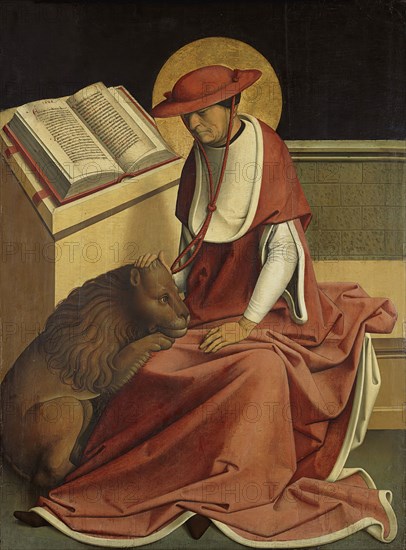 Saint Jerome as a Cardinal, 1498. Creator: Master of Großgmain.