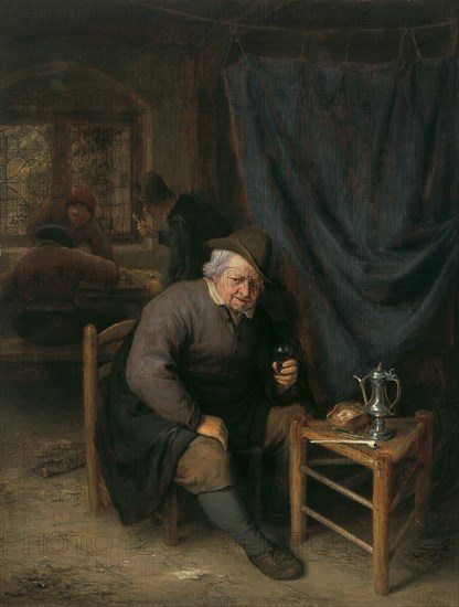 Tavern Interior, 1661. Creator: Adriaen van Ostade.