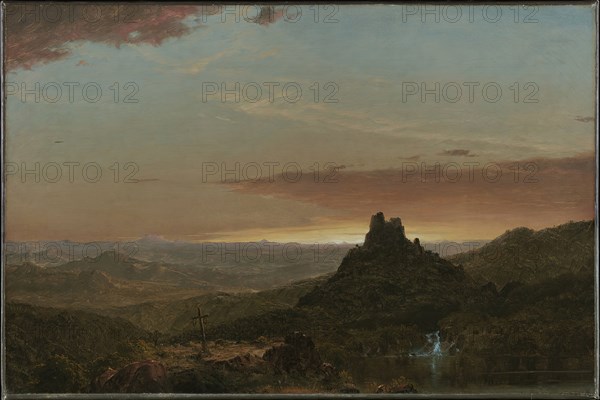 Cross in the Wilderness, 1857. Creator: Frederic Edwin Church.