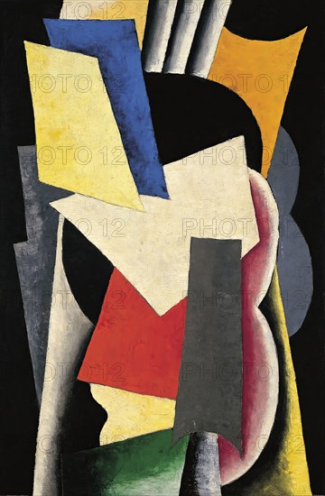 Painterly Architectonic (Still Life: Instruments), 1915. Creator: Lyubov Popova.