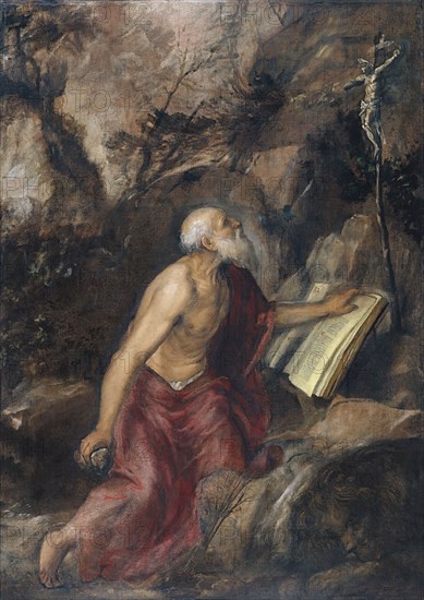 The Penitent Saint Jerome, 1575. Creator: Titian.