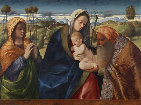 Nunc Dimittis, 1505. Creator: Giovanni Bellini.