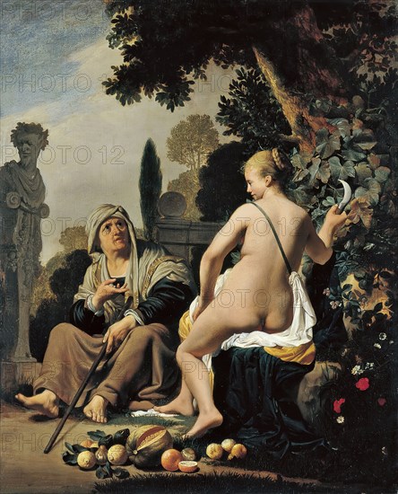 Vertumnus and Pomona, 1637. Creator: Caesar Boëtius van Everdingen.