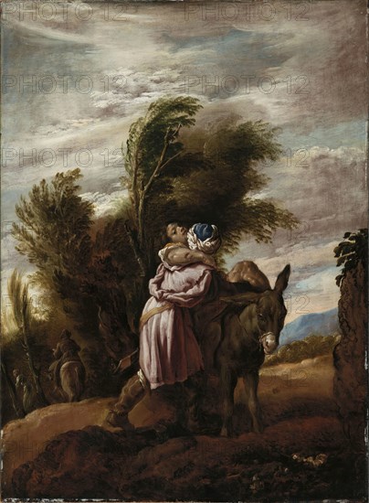 The Good Samaritan, 1622. Creator: Workshop of Domenico Fetti.