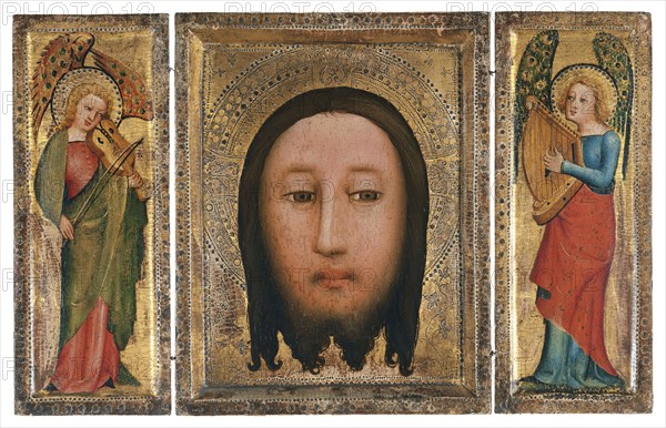 Triptych of The Holy Face, 1390. Creators: Master Bertram of Hamburg, Master Bertram Of Minden.