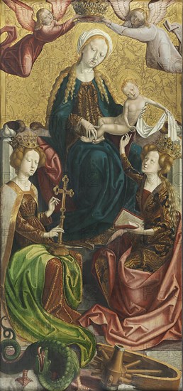 The Virgin and Child with Saint Margaret and Saint Catherine, 1500. Creator: Unknown.