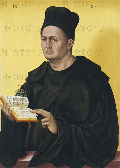 Portrait of a Benedictine Abbot, 1484. Creator: Jan Polack.